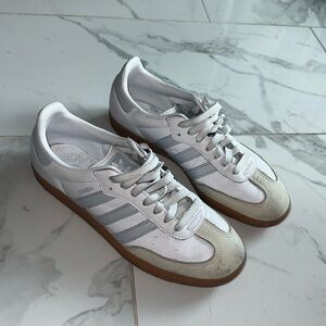 Adidas Sambas White Blue US 9